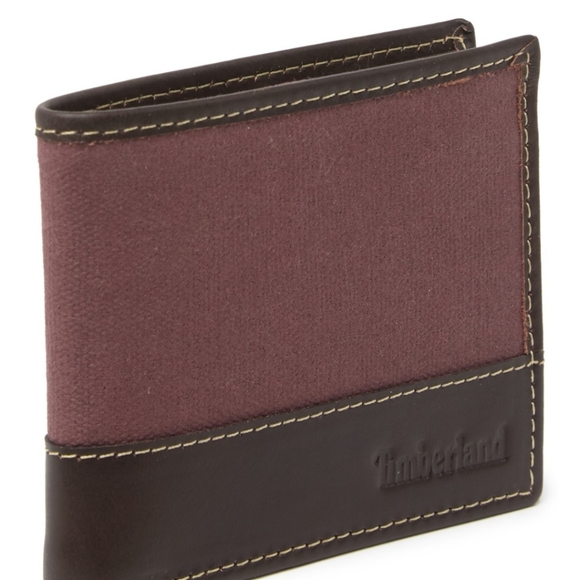 🎉Timberland Canvas & Leather Bifold Wallet - Picture 10 of 11